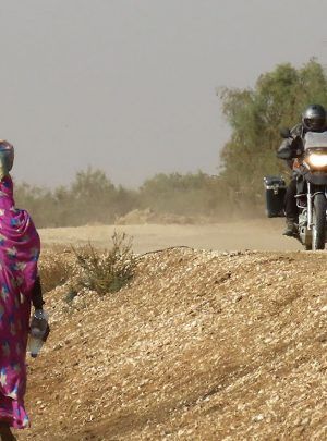 viajar en moto a dakar