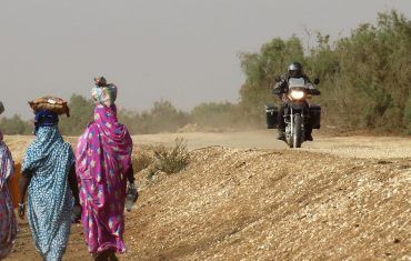 viajar en moto a dakar